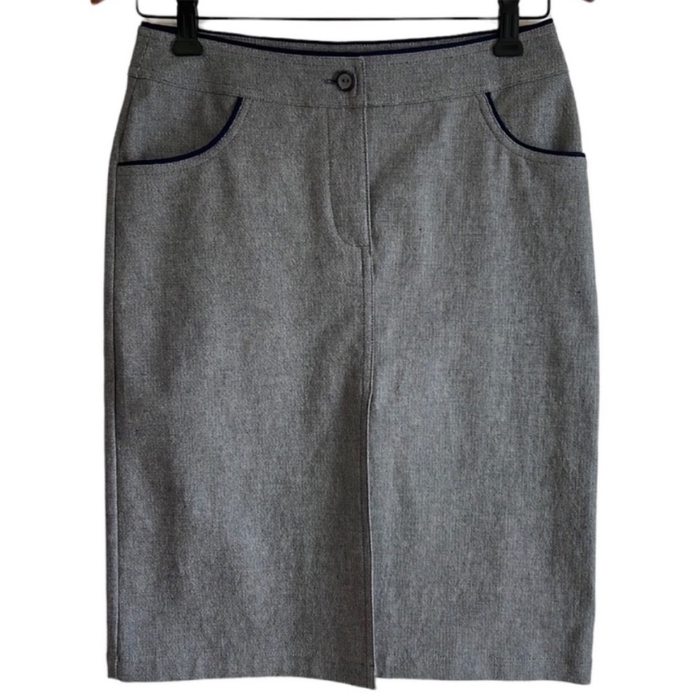 Talula Babaton Aritzia pencil jean skirt in navy size S excellent condition